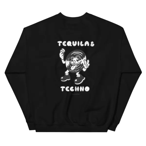Unisex Tequila Hoodie „Tequila & Techno“ – Streetwear für Bar- und Clubfans – Bild 2