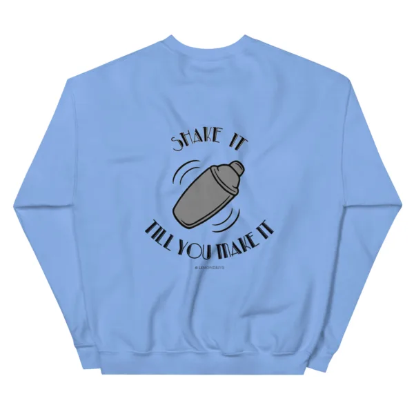Unisex Hoodie „Shake it till you make it“ – Cocktail Shaker Streetwear – Bild 3