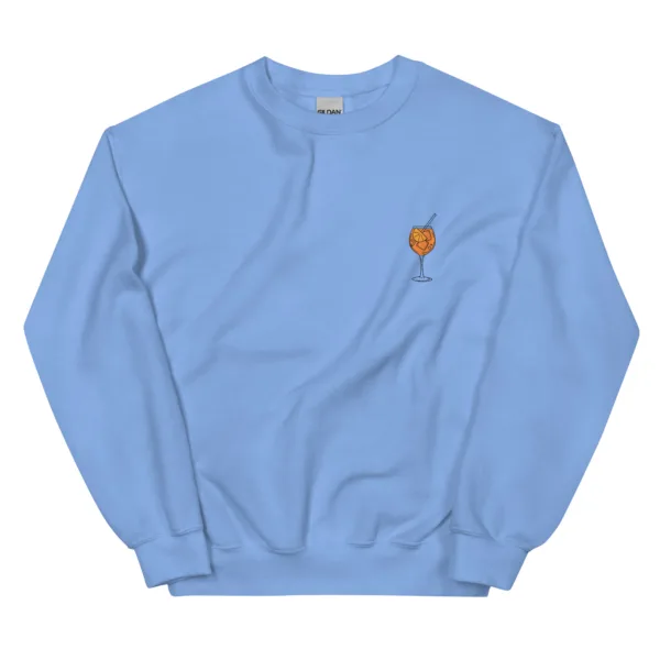 Unisex Aperol Sweatshirt „Huge Glas of Aperol Spritz“ – Cocktail Streetwear – Bild 5
