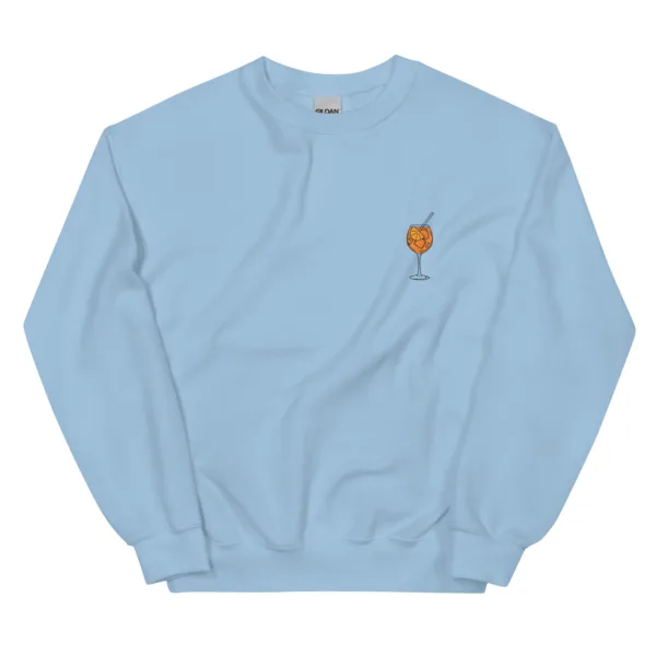 Unisex Aperol Sweatshirt „Huge Glas of Aperol Spritz“ – Cocktail Streetwear – Bild 7