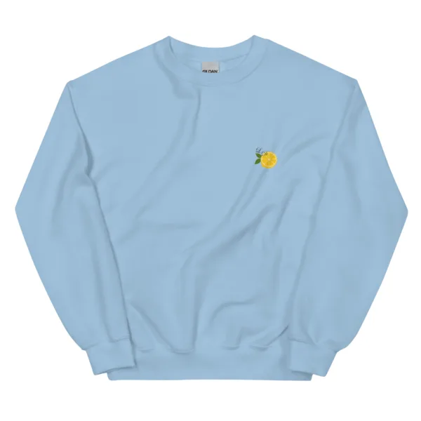 Unisex Sweatshirt „Live Laugh Lemondrive“ – Cocktail Streetwear mit Zitrone – Bild 3