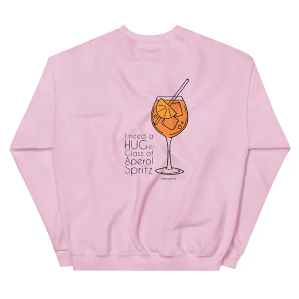 Unisex Aperol Sweatshirt „Huge Glas of Aperol Spritz“ – Cocktail Streetwear – Bild 12