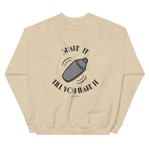Unisex Hoodie „Shake it till you make it“ – Cocktail Shaker Streetwear – Bild 9