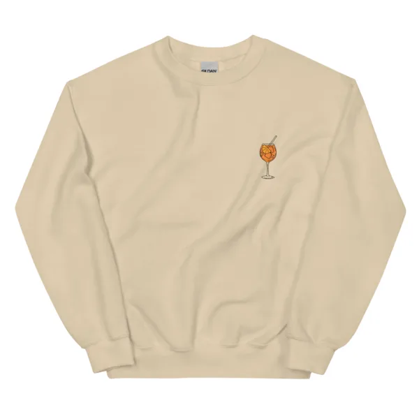 Unisex Aperol Sweatshirt „Huge Glas of Aperol Spritz“ – Cocktail Streetwear
