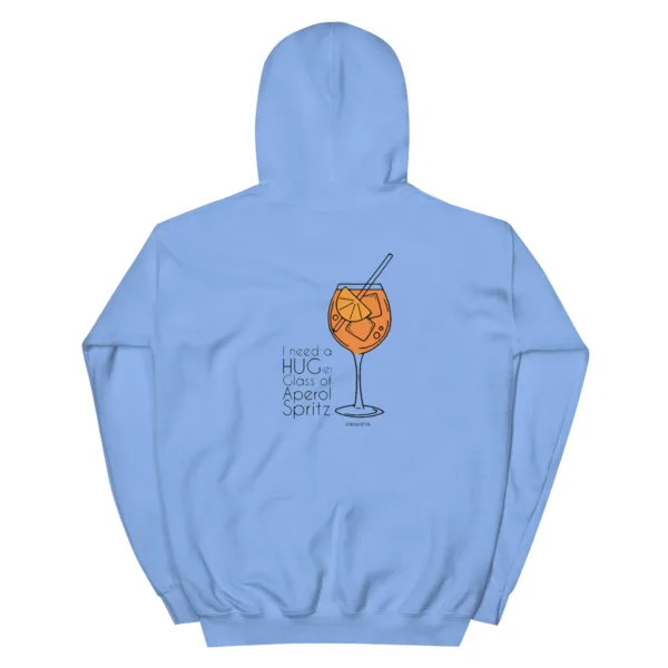 Unisex Aperol Hoodie „Huge Glas ofAperol Spritz“ – Cocktail Streetwear – Bild 4