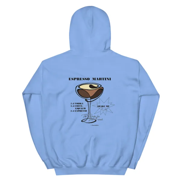 Unisex Espresso Martini Sweatshirt „Recipe for Good Friends“ – Cocktail Streetwear – Bild 6