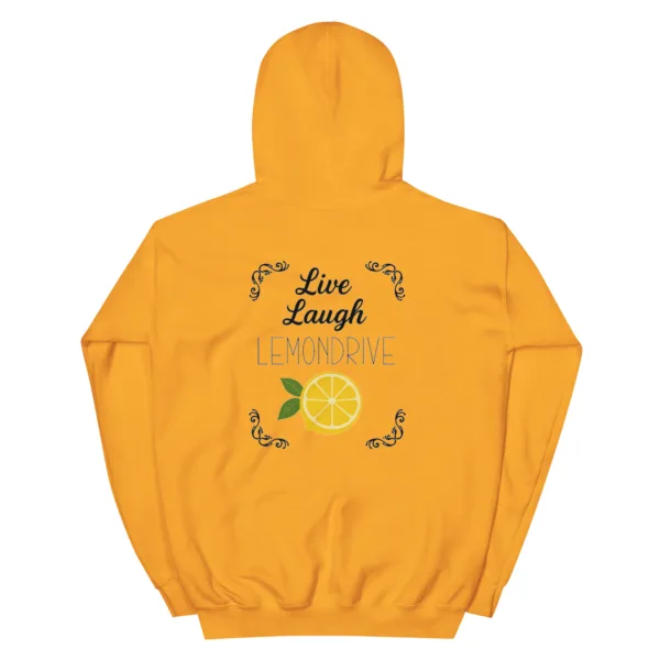 Unisex Hoodie „Live Laugh Lemondrive“ – Cocktail Streetwear mit Zitrone – Bild 6