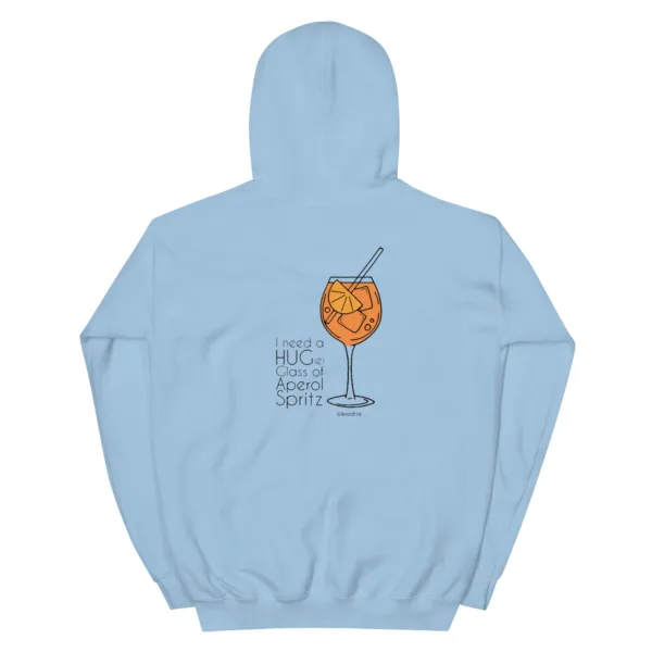 Unisex Aperol Hoodie „Huge Glas ofAperol Spritz“ – Cocktail Streetwear – Bild 6