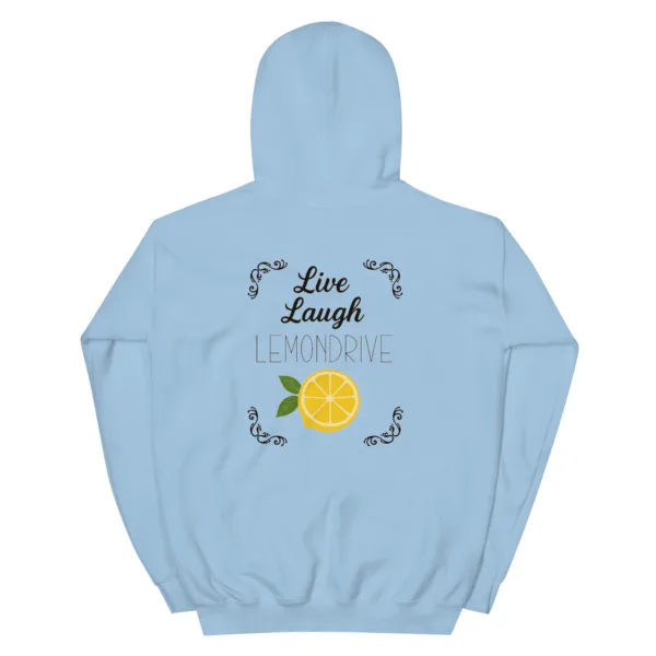 Unisex Hoodie „Live Laugh Lemondrive“ – Cocktail Streetwear mit Zitrone – Bild 8