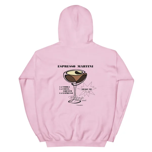 Unisex Espresso Martini Sweatshirt „Recipe for Good Friends“ – Cocktail Streetwear – Bild 14