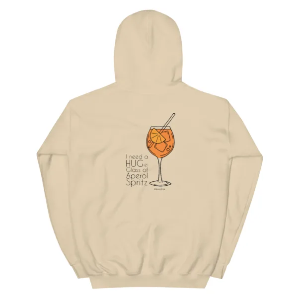 Unisex Aperol Hoodie „Huge Glas ofAperol Spritz“ – Cocktail Streetwear – Bild 8