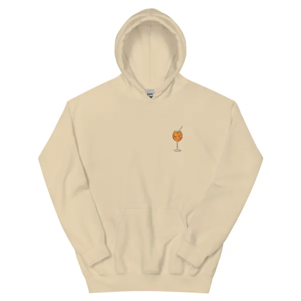 Unisex Aperol Hoodie „Huge Glas ofAperol Spritz“ – Cocktail Streetwear – Bild 7
