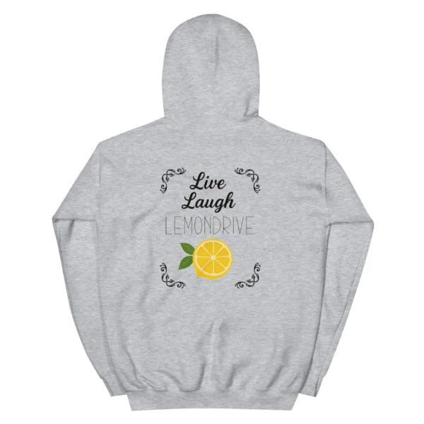 Unisex Hoodie „Live Laugh Lemondrive“ – Cocktail Streetwear mit Zitrone – Bild 2