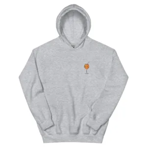 Unisex Aperol Hoodie „Huge Glas ofAperol Spritz“ – Cocktail Streetwear
