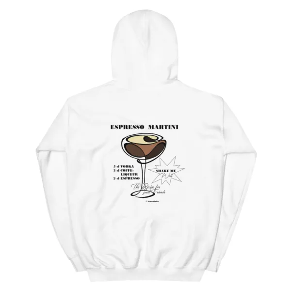 Unisex Espresso Martini Sweatshirt „Recipe for Good Friends“ – Cocktail Streetwear – Bild 16